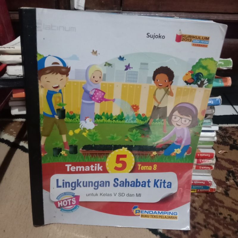 Jual Tematik 5 Tema 8 Lingkungan Sahabat Kita Untuk Kelas 5 Sd Mi