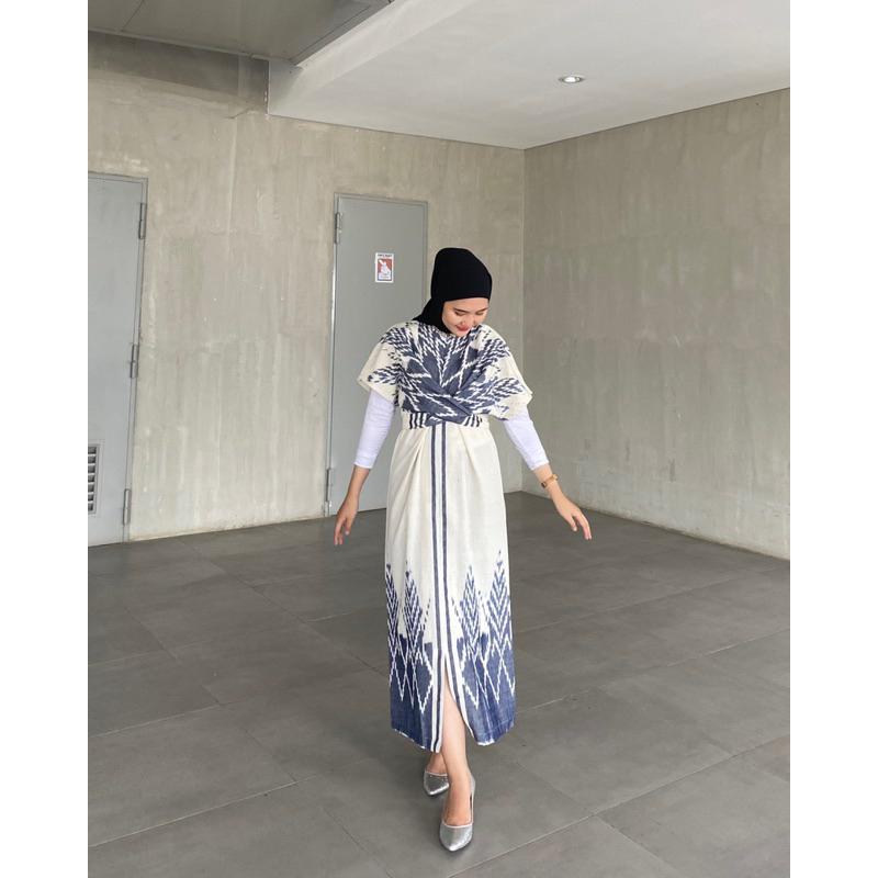 Jual KIMONIK BAJU TENUN COUPLE RAISA WHITE G. | Shopee Indonesia