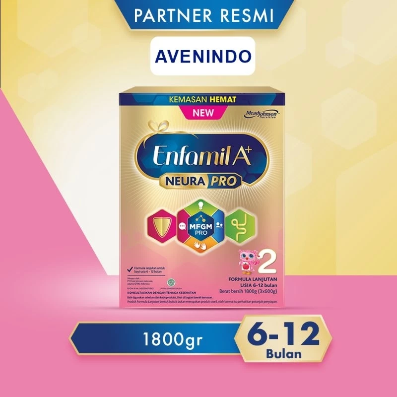 Susu formula enfamil tahap 2, 6-12 bulan