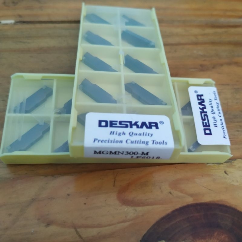 Jual DESKAR INSERT MGMN300-JM LF6018 mata pisau potong bubut 3mm ...