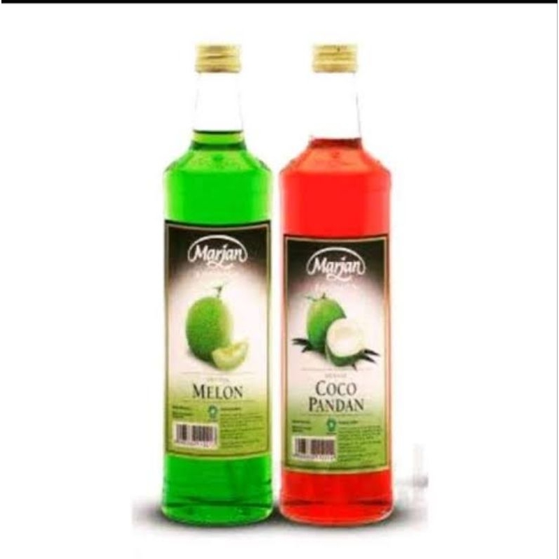 Jual Sirup Marjan Cocopandan Dan Melon 460 Ml 1 Dus Isi 12 Botol