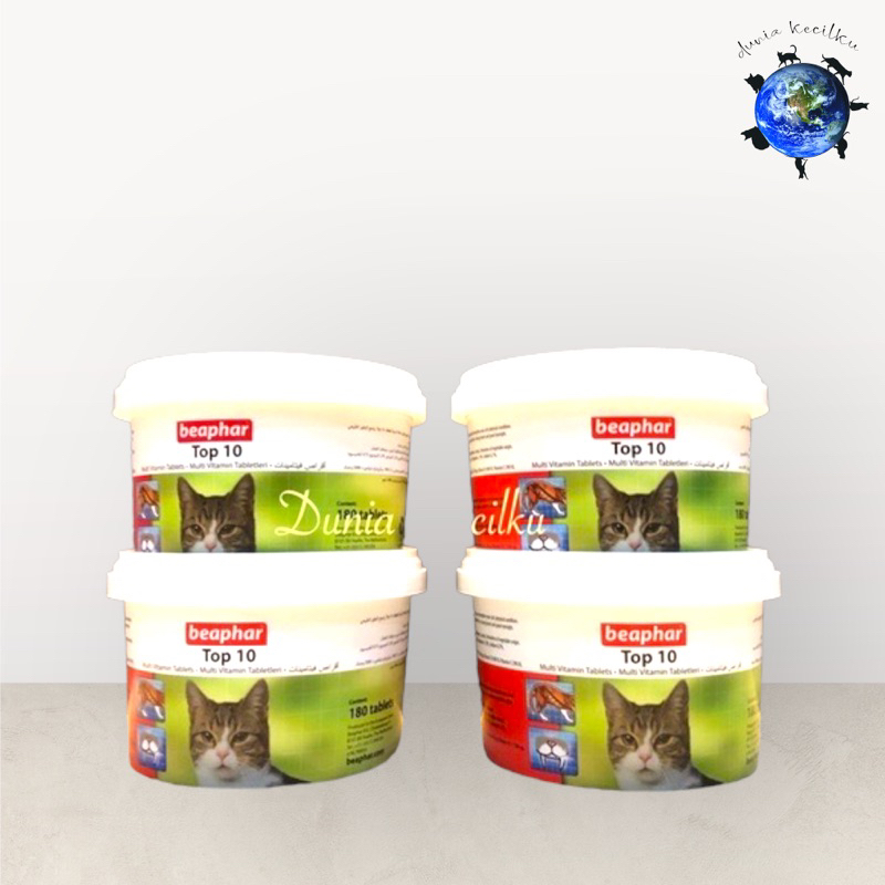 Jual Beaphar Top 10 Cat Multivitamin Khusus Kucing Imunitas Tulang