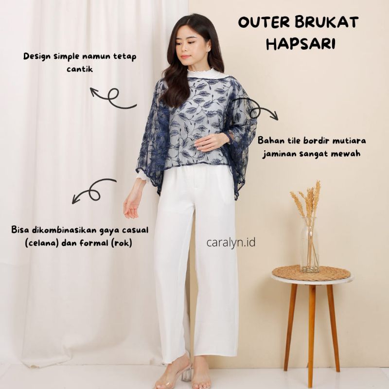 Jual OUTER CAPE HAPSARI KONDANGAN MURAH OUTER SIMPLE | Shopee Indonesia