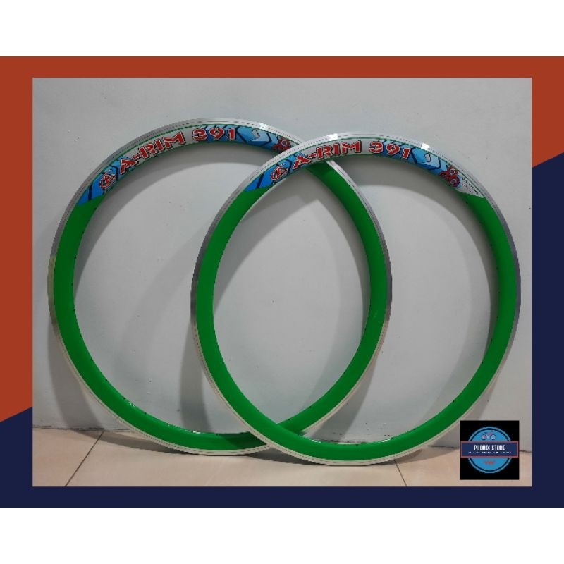 Jual Rim Velg Fiksi 4cm Velg Fiksi Fixie 700C ARIM 391 36 Hole Velg ...