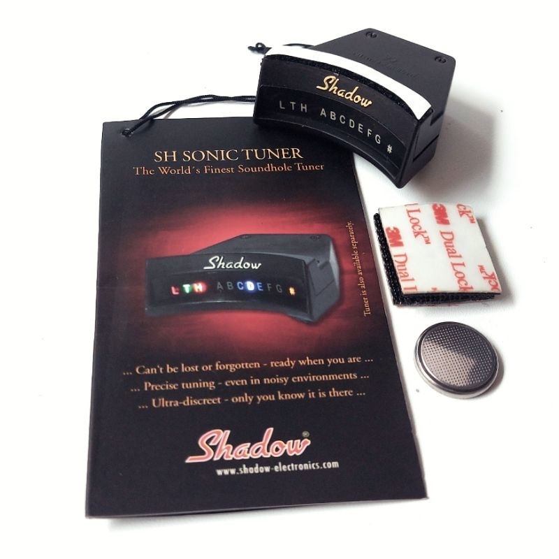 未使用 Shadow SH-SONIC-TUNER Sonic Tuner Jual soundhole mount tuner shadow sh sonic tuner gitar original
