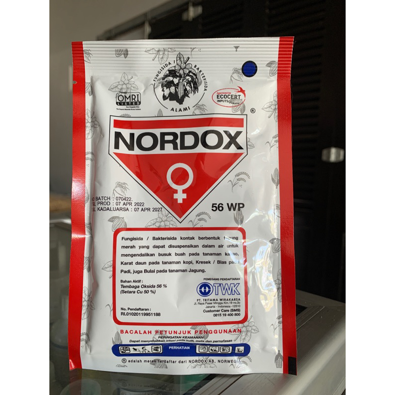 Jual Fungisida Bakterisida Nordox Wp Gram Shopee Indonesia