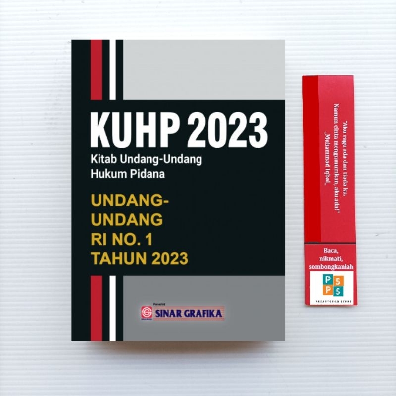 Jual BUKU ORIGINAL KUHP 2023 KITAB UNDANG UNDANG HUKUM PIDANA 2023 KUHP ...