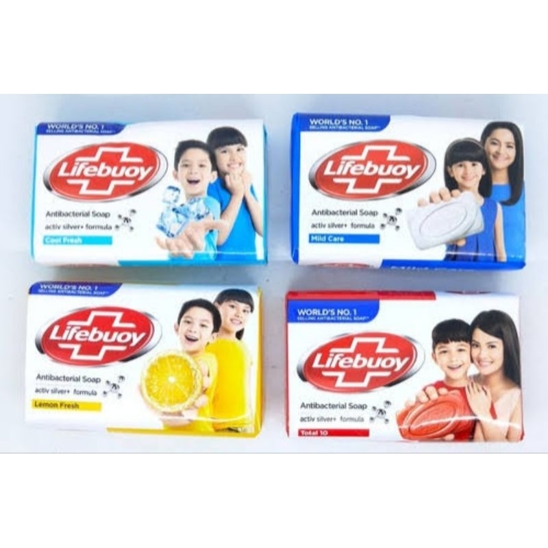 Jual Lifebuoy Bar Soap 70gr PCS Total 10 (Merah) dan Mild Care (Biru
