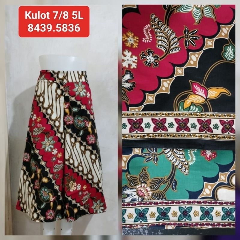 Jual Celana Kulot Batik Wanita Jumbo Xxl Celana Batik Wanita