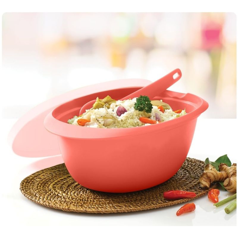 Jual RICE SERVER TUPPERWARE PEACH ATAU TOSCA | Shopee Indonesia