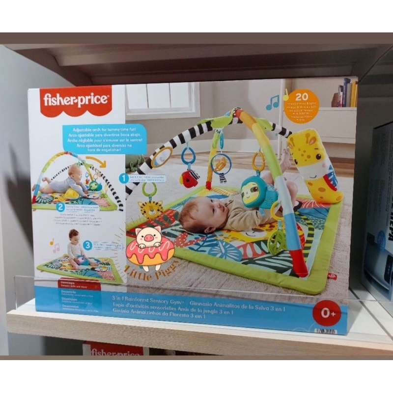 Jual Fisher Price rainforest sensory activity gym playmat Shopee