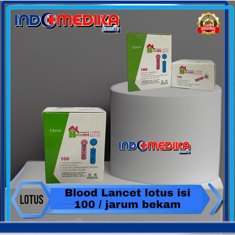 Jual Blood Lancet 28G / Jarum Lancet / Jarum test darah / Jarum untuk