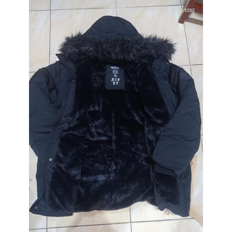 Down blend deals parka hollister