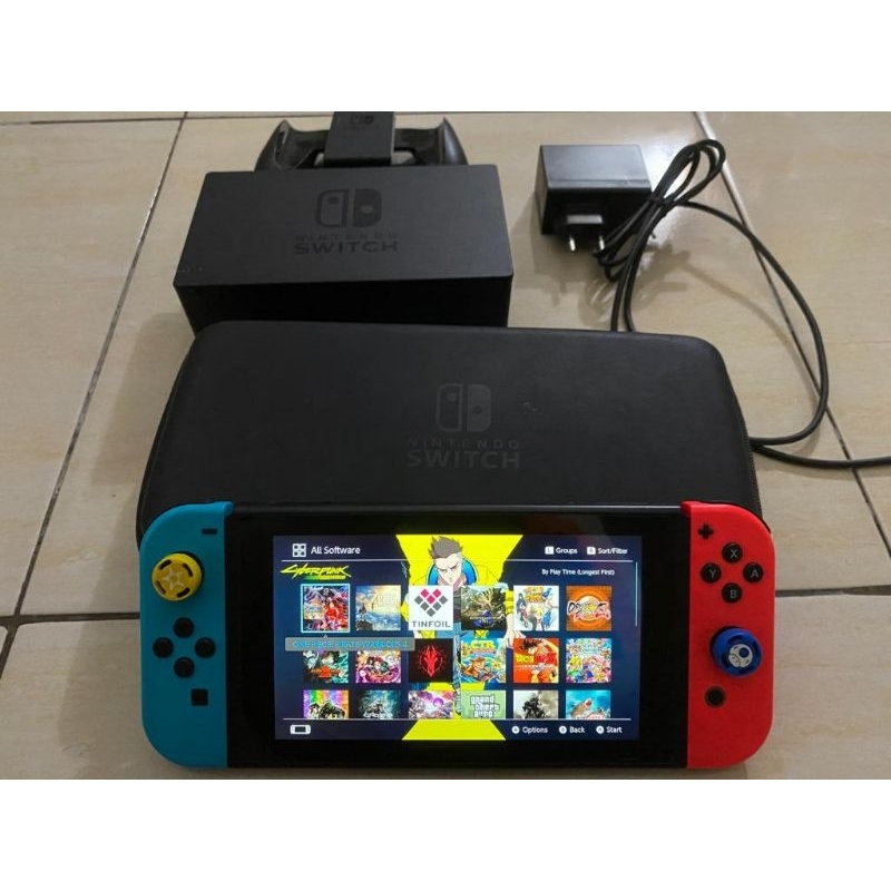 Jual Nintendo Switch V1 Softmod Cfw 256gb lengkap fullset Shopee Indonesia