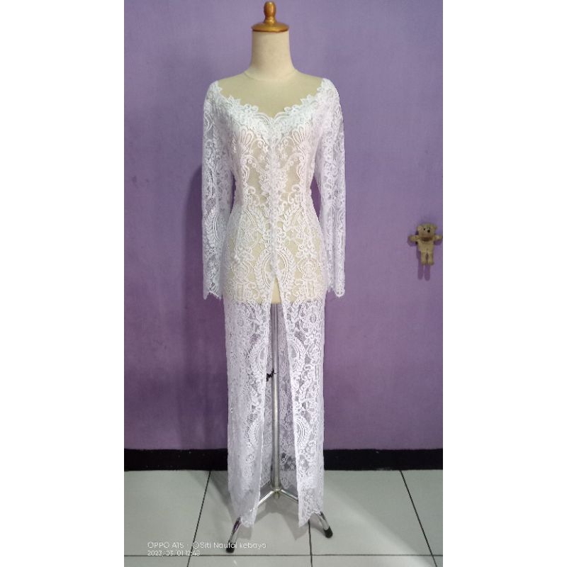 Jual Kebaya Sabrina Kancing Depan Shopee Indonesia