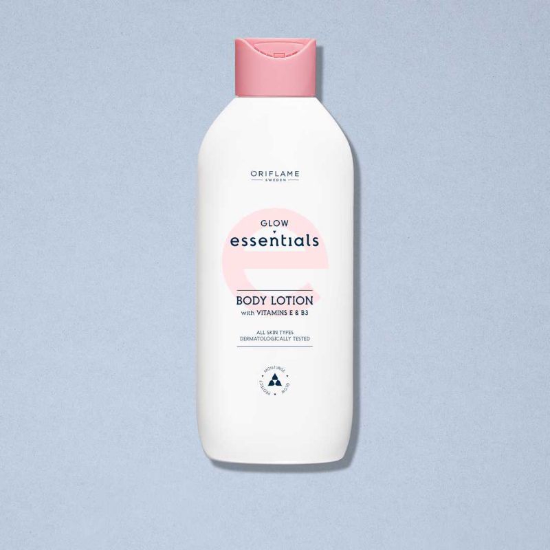 Jual Glow Essentials Body lotion with vitamins E & B3 Shopee Indonesia