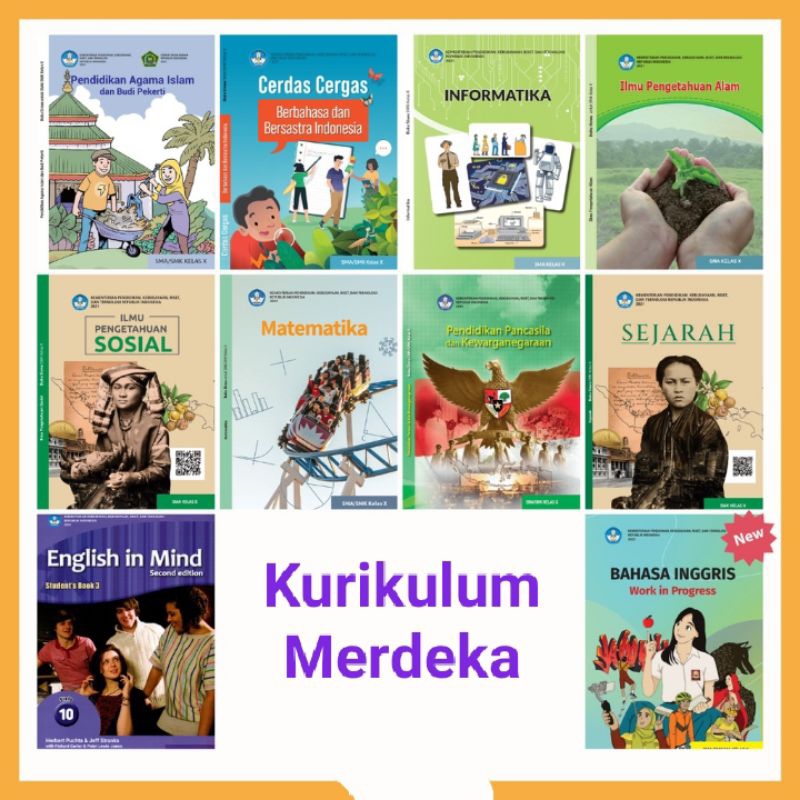 Jual Buku Paket Kurikulum Merdeka SMA Kelas 10 Kemendikbud | Shopee ...