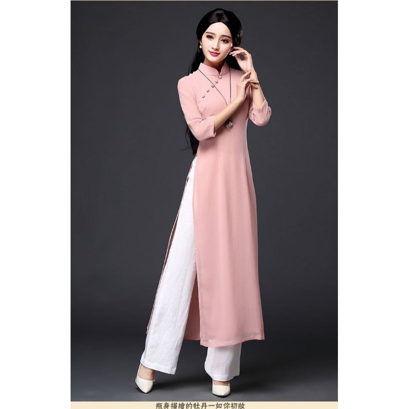 Jual ao Dai | Baju adat Vietnam | Shopee Indonesia