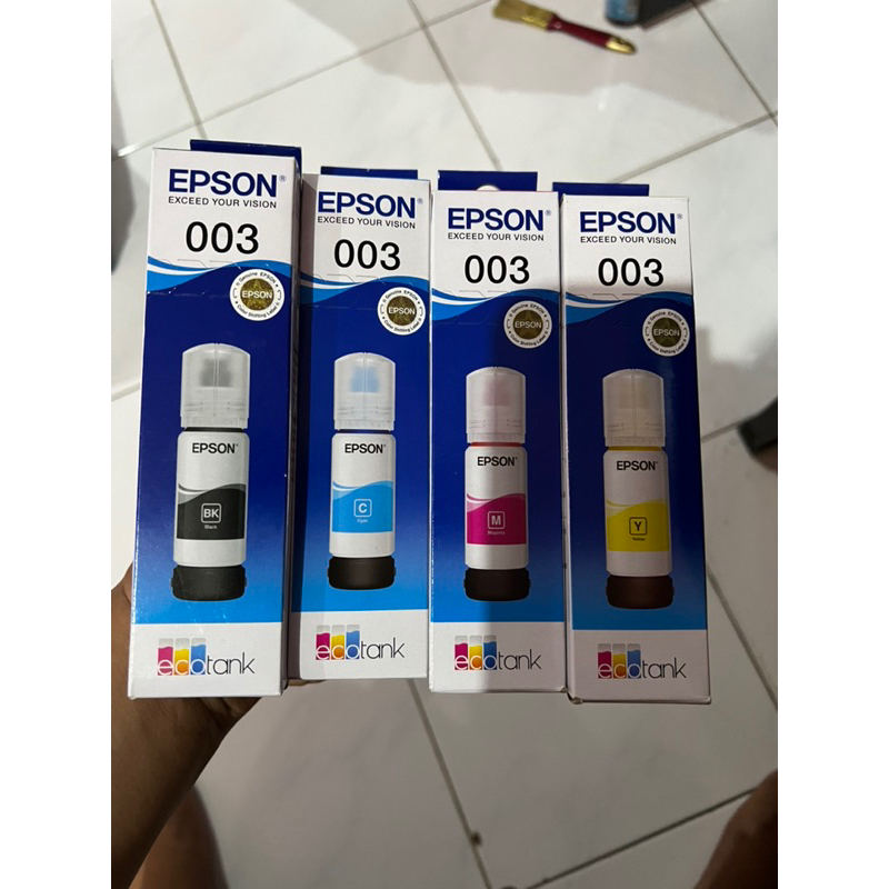 Jual Tinta Epson 003 original ready semua warna | Shopee Indonesia