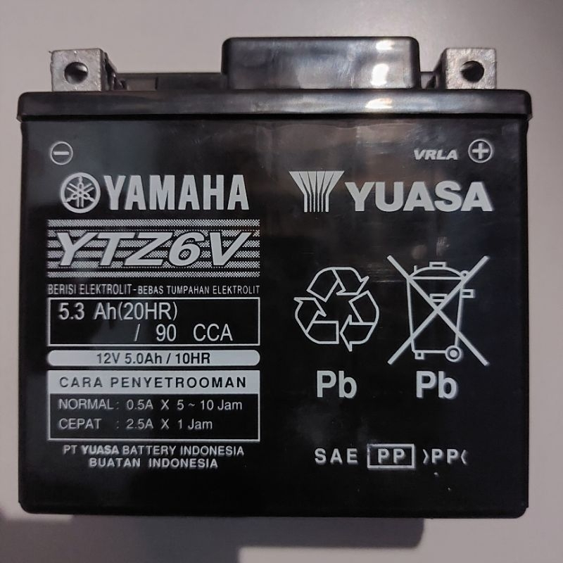Jual Aki Fazzio Accu Yuasa ytz6v mf | Shopee Indonesia