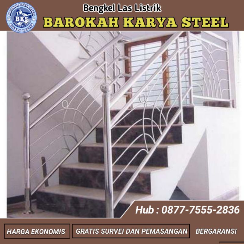 Jual RELING TANGGA STAINLESS | Pagar Tangga Stainless | Pagar Balkon ...