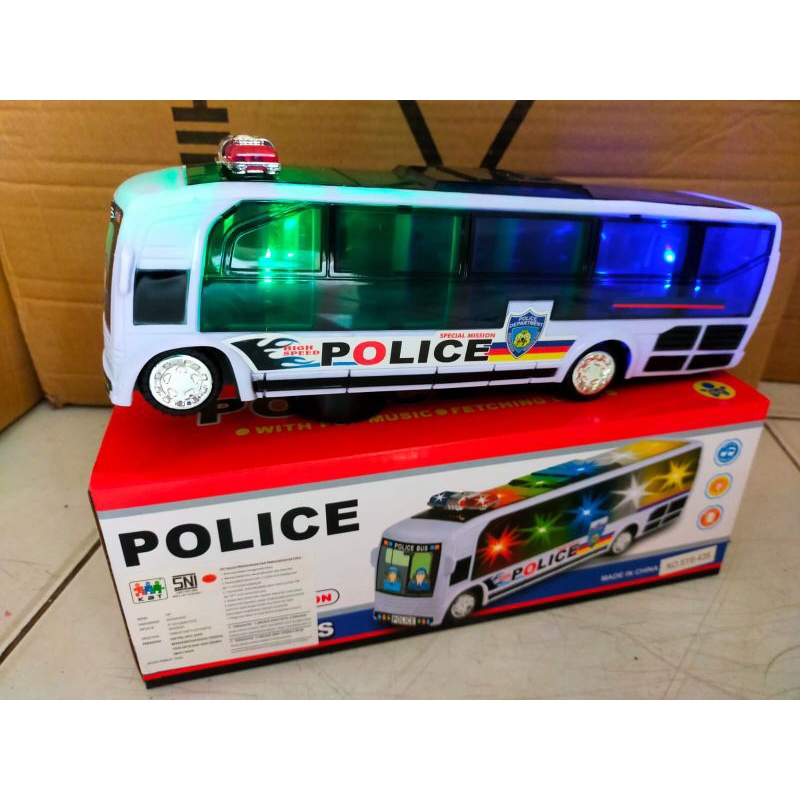 Jual Mobil Bus Polisi jalan dan musik | Shopee Indonesia