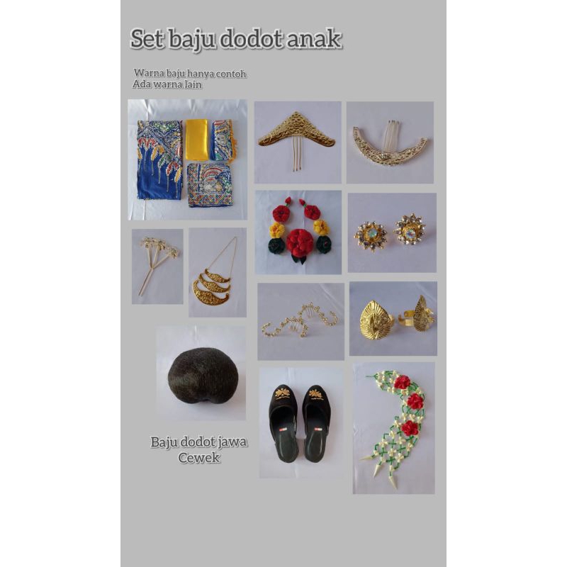 Jual Baju adat anak jawa/Baju dodotan anak | Shopee Indonesia