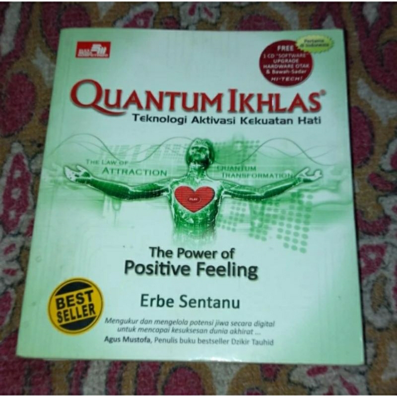 Jual Buku Quantum Ikhlas Teknologi Aktivasi Kekuatan Hati Shopee