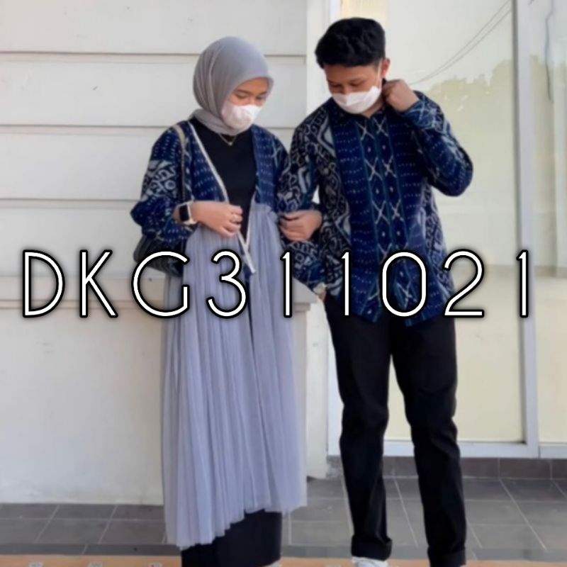 Jual [ready Stock] Set Couple Baju Kondangan Baju Tenun Couple Set