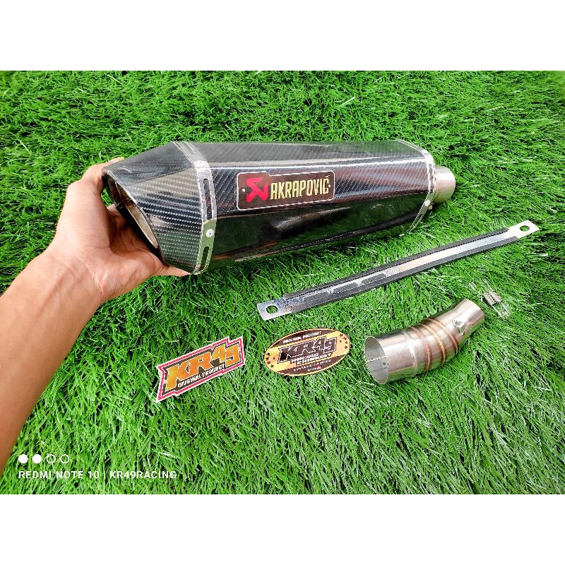 Jual KNALPOT RACING AKRAPOVIC NINJA 250FI R25 MT25 CBR250RR CBR250R ...