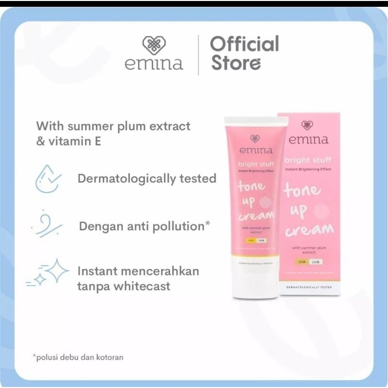Jual EMINA TONE UP CREAM 20Ml emina bright stuff instant brightening