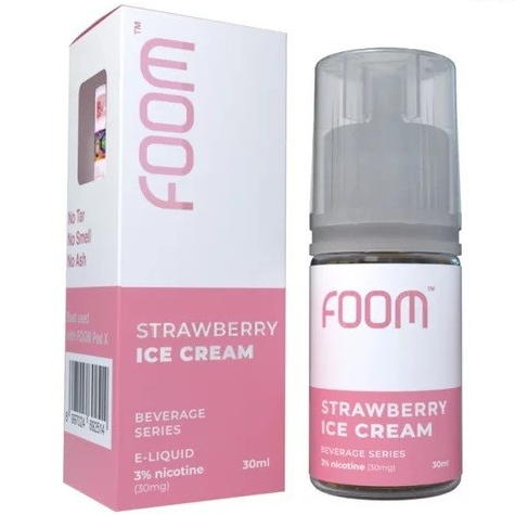 Jual Liquid Foom Beverage Series Strawberry Ice Cream By Foom Shopee