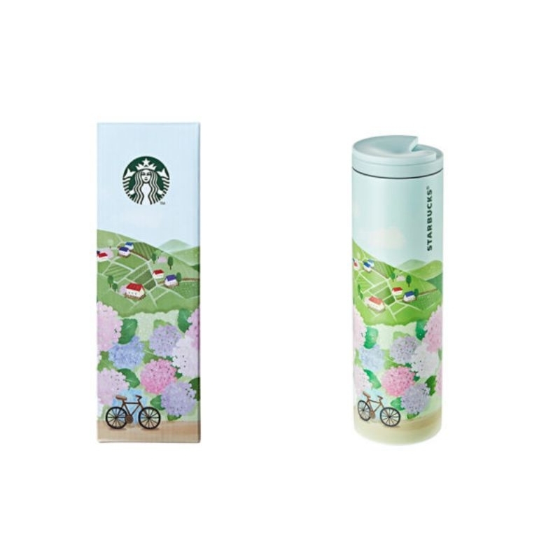 Jual TUMBLER STARBUCKS TOGO JEJU KOREA HYDRAGEA FLOWER Shopee Indonesia