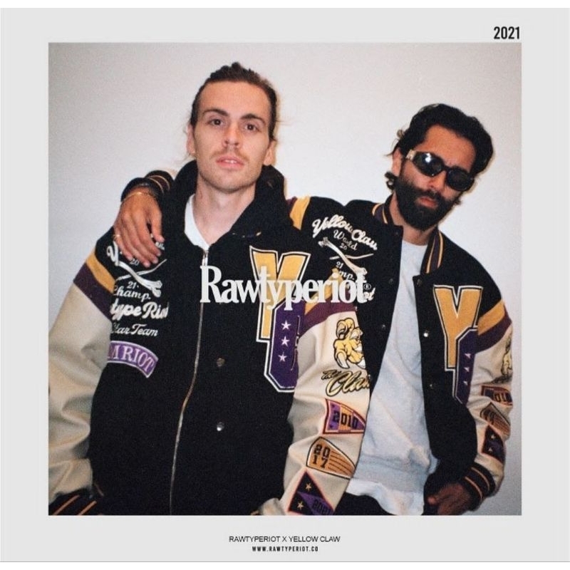 人気のクリスマスアイテムがいっぱい！ RAWTYPE JACKET VARSITY Jual RIOT ORIGINAL CLAW YELLOW X ウェア