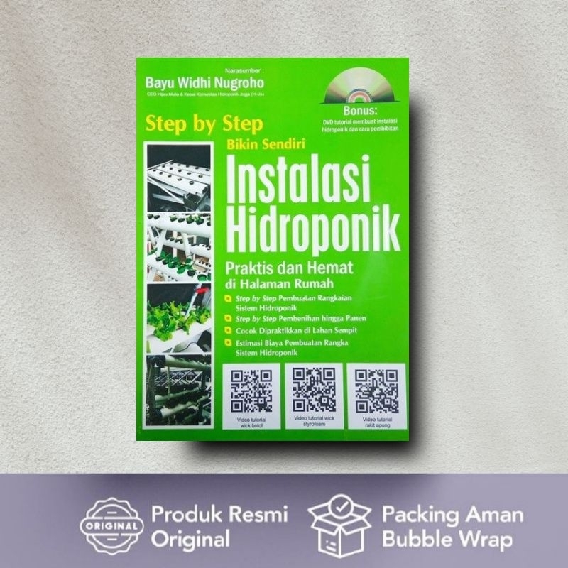 Jual Buku Step By Step Bikin Sendiri Instalasi Hidroponik Praktis Dan ...