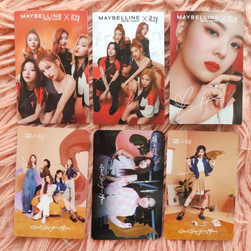 Jual Photocard Itzy X Maybelline Ultra Milk Shopee Indonesia