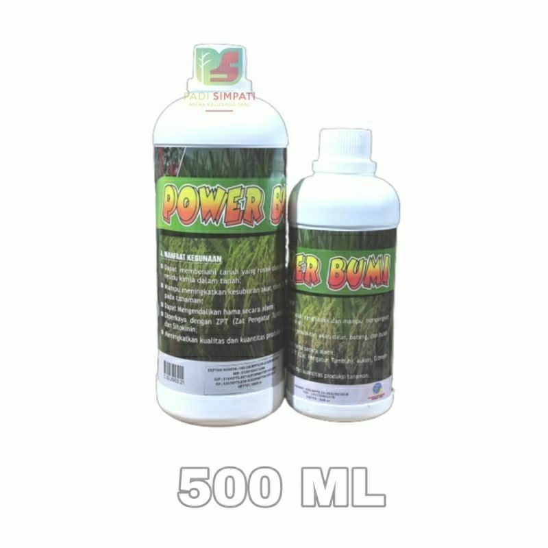 Jual POWER BUMI - PUPUK ORGANIK CAIR MULTIGUNA 500ML Pupuk Cair Untuk ...