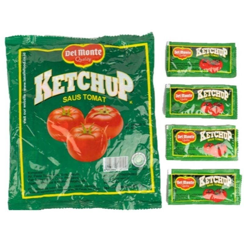 Jual Del Monte Ketchup Saus Tomat Bag 24x8g | Shopee Indonesia