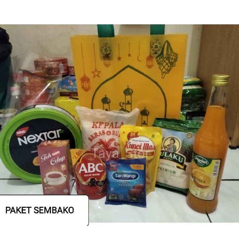 Jual Paket Sembako hari Raya / Parcel Lebaran (free Godie Bag) | Shopee ...