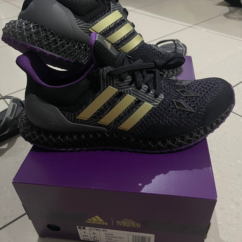 Adidas futurecraft 4d black panther deals