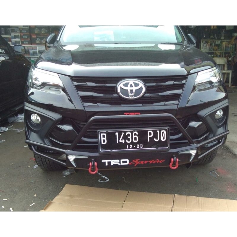 Jual Tanduk Depan All New Fortuner Vrz Trd Model Mini Overland Bumper