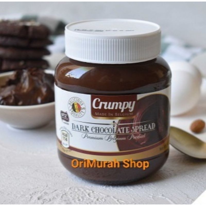 Jual Crumpy Dark Chocolate Spread 400 gram Selai Crumpy Rasa Coklat
