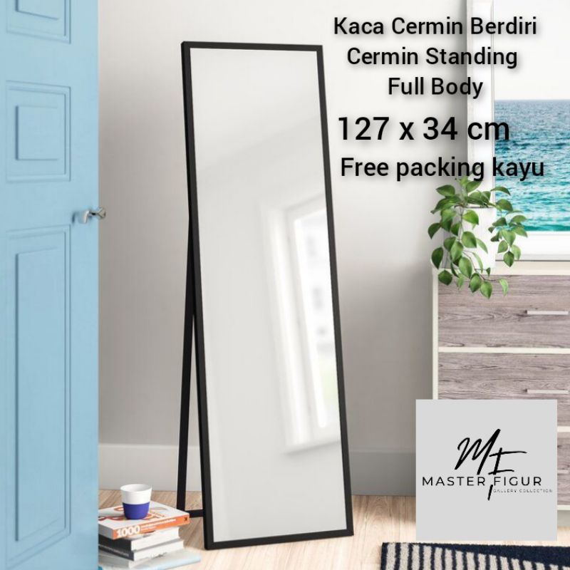 Jual CERMIN STANDING MIRROR Full Body / CERMIN BERDIRI 127 x 34 cm