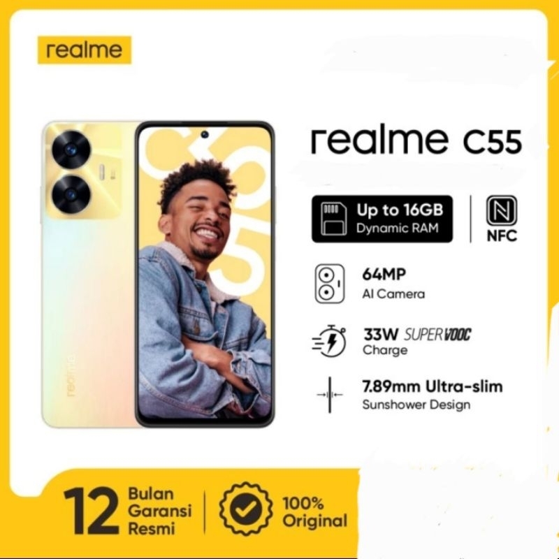 Jual Realme C55 6/128GB 8/256GB (extended Ram) -Garansi Resmi | Shopee ...