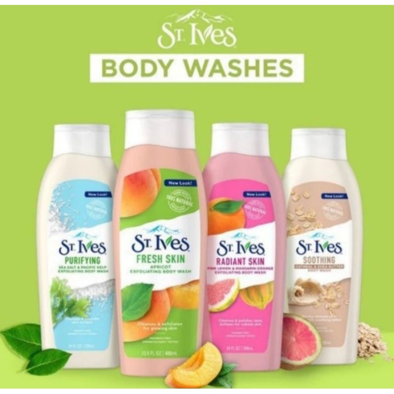 Jual St Ives Body Wash Fresh Skin Apricot/Coconut 400 ML Shopee Indonesia