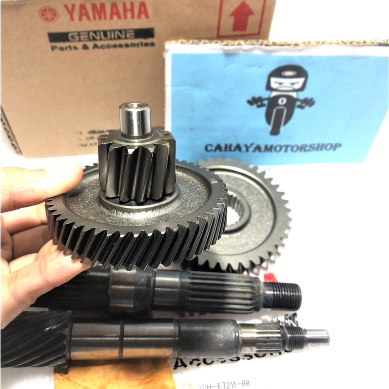 Jual GIGI RASIO AS RASIO SET GEAR BOX AS PULY RASIO MIRING 2PH YAMAHA ...