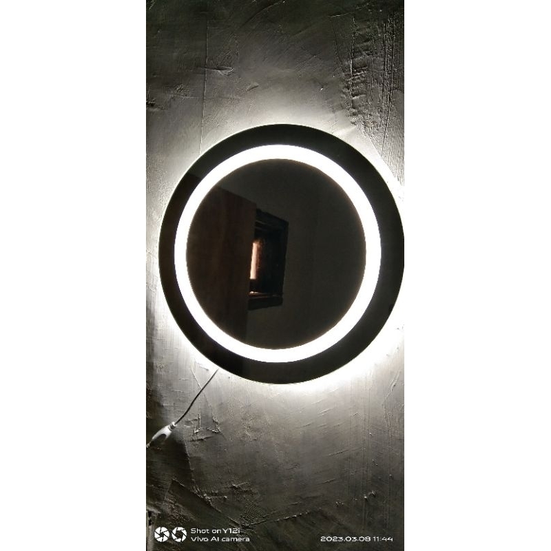 Jual Cermin Lampu Led Aesthetic Mirror cermin dinding Cermin Gantung ...