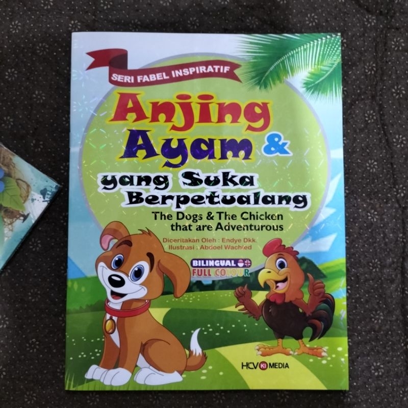 Jual BUKU FABEL CERITA ANAK DAN DONGENG BINATANG BILINGUAL FULL COLOUR ...