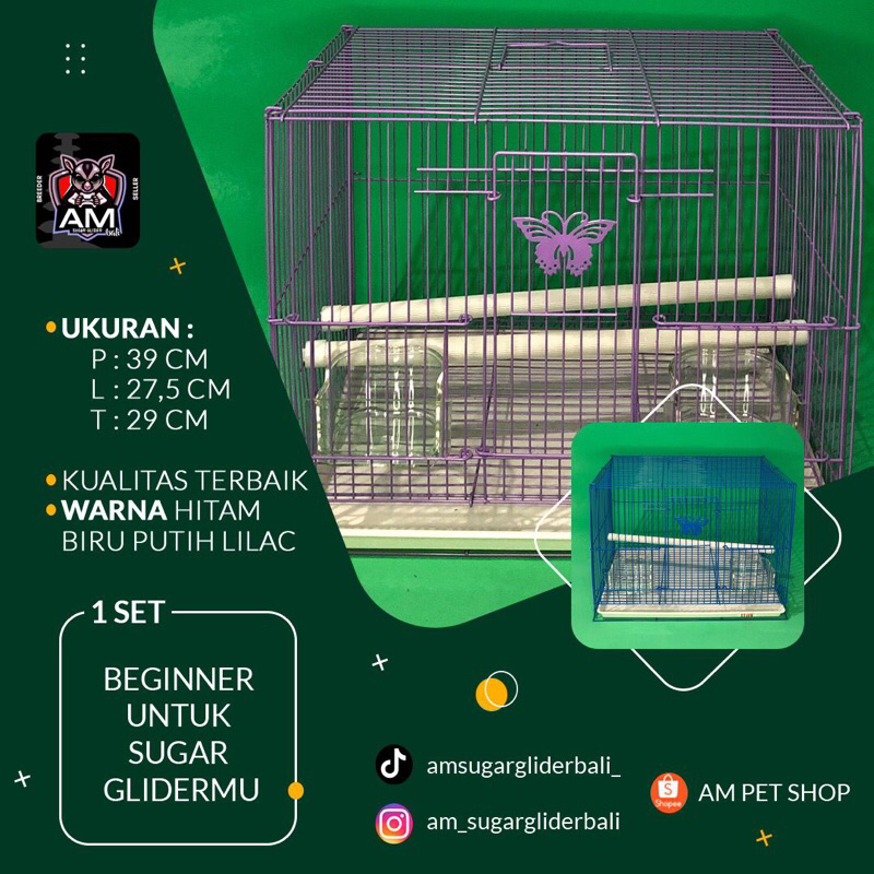 Jual Kandang Sugar Glider Flow Size S Kandang Small Cocok Untuk Ternak