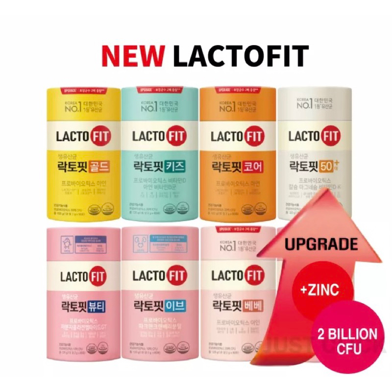 Jual Lacto Fit Probiotics Slim Beauty Gold 10 Sachets Best Selling In Korea Shopee Indonesia